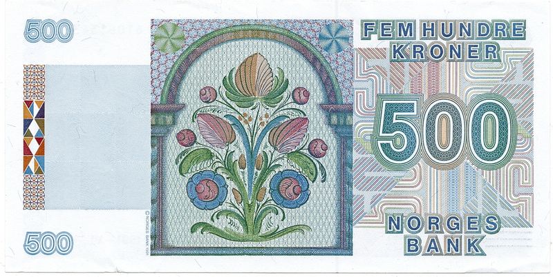 500 kroner 1991, kv. 1+