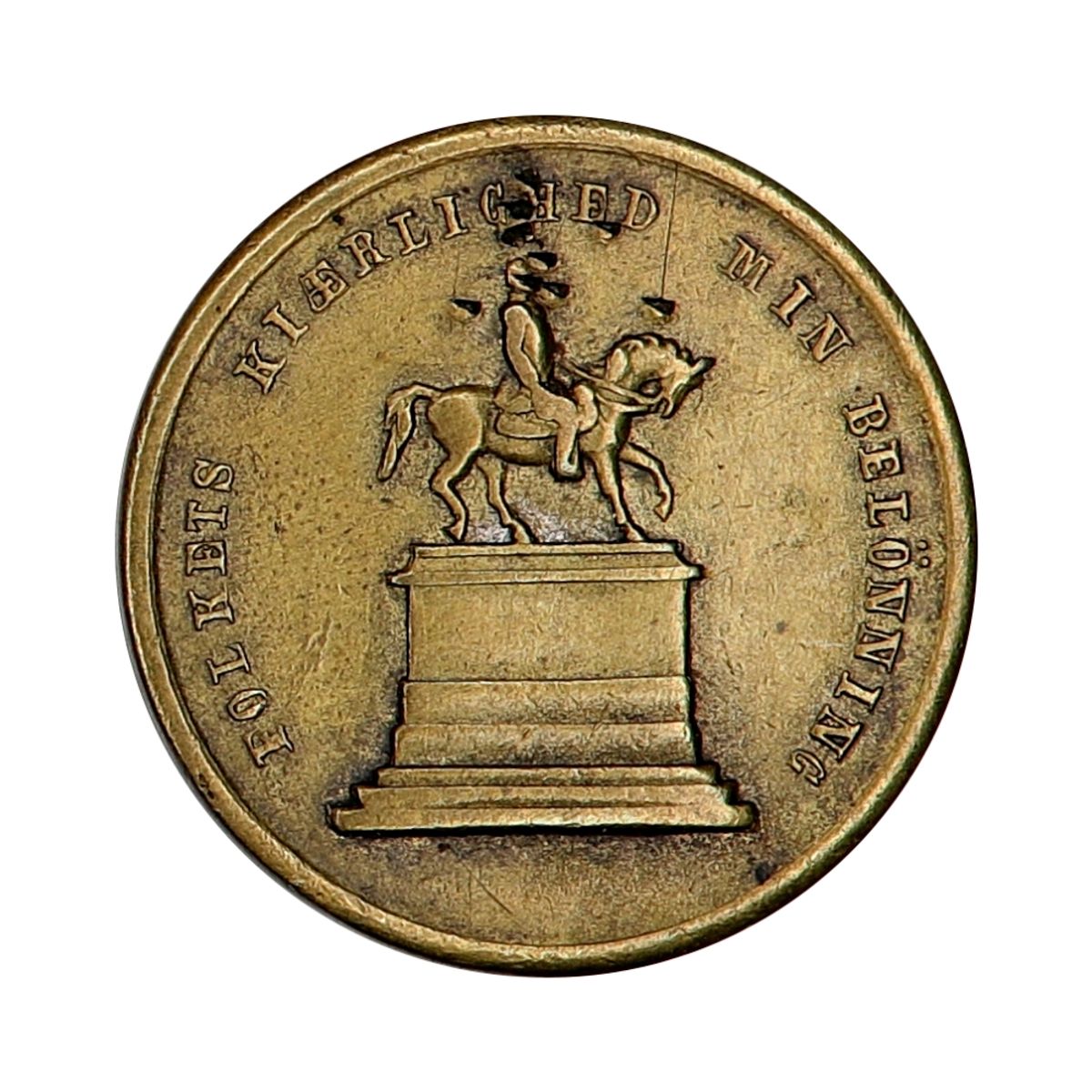 Carl Johan-monumentet, 1875