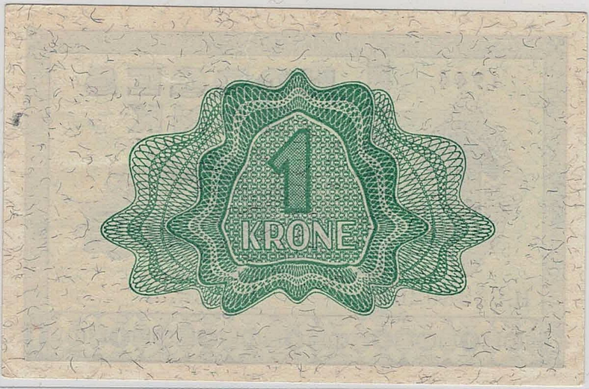 Usling, 1 krone 1944 H, kv.01