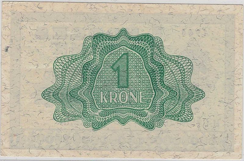 Usling, 1 krone 1944 H, kv.01