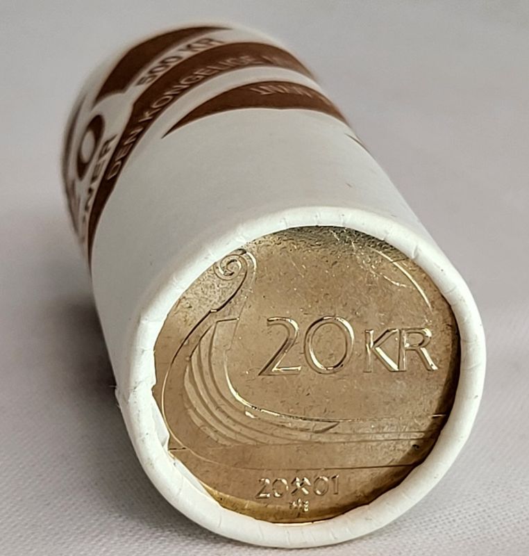 Originalrull 25 x 20 kroner 2001