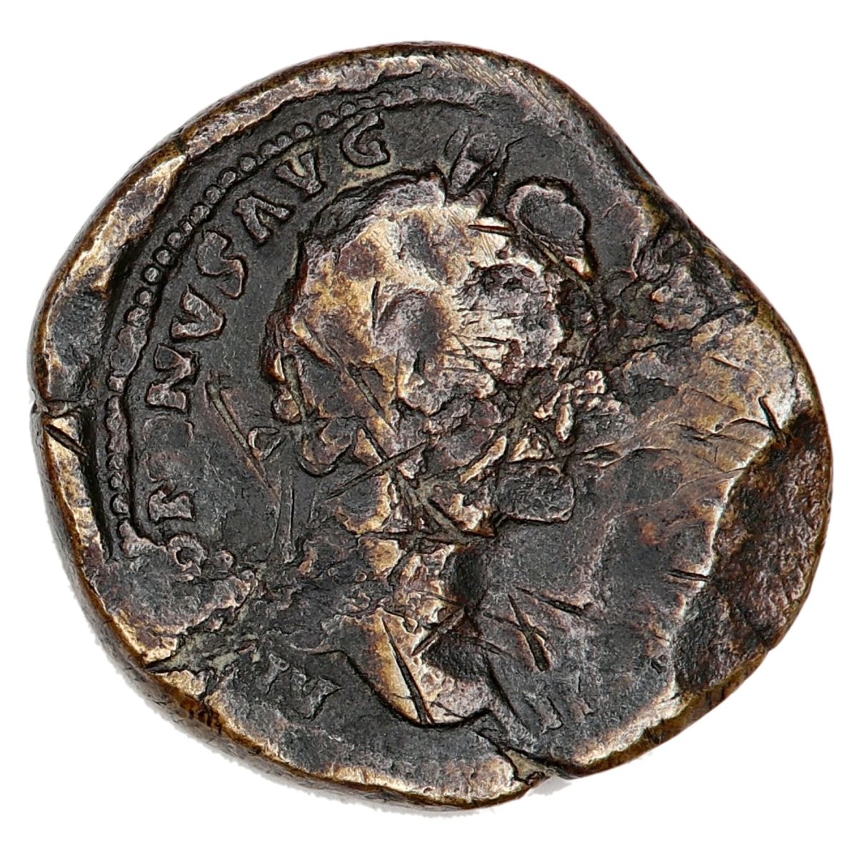 Antoninus Pius, sesterts, 138-161, damnatio memoriae