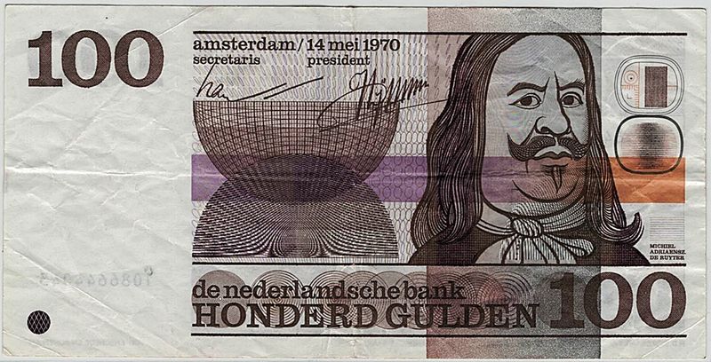 Nederland, 100 gulden 1970 , Kv. 1/1+