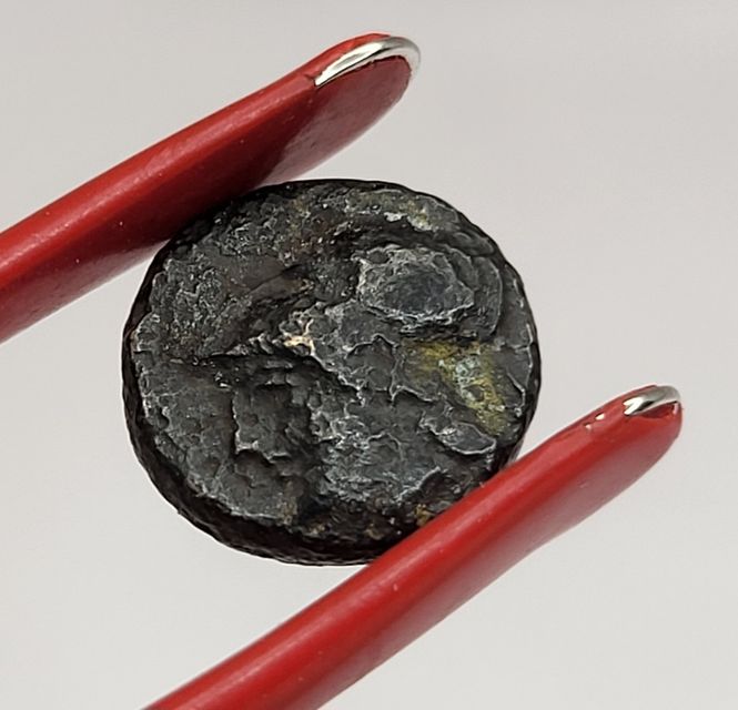 Hovedbilde Athene på mynt fra Elaia, år 300-200 f.Kr.