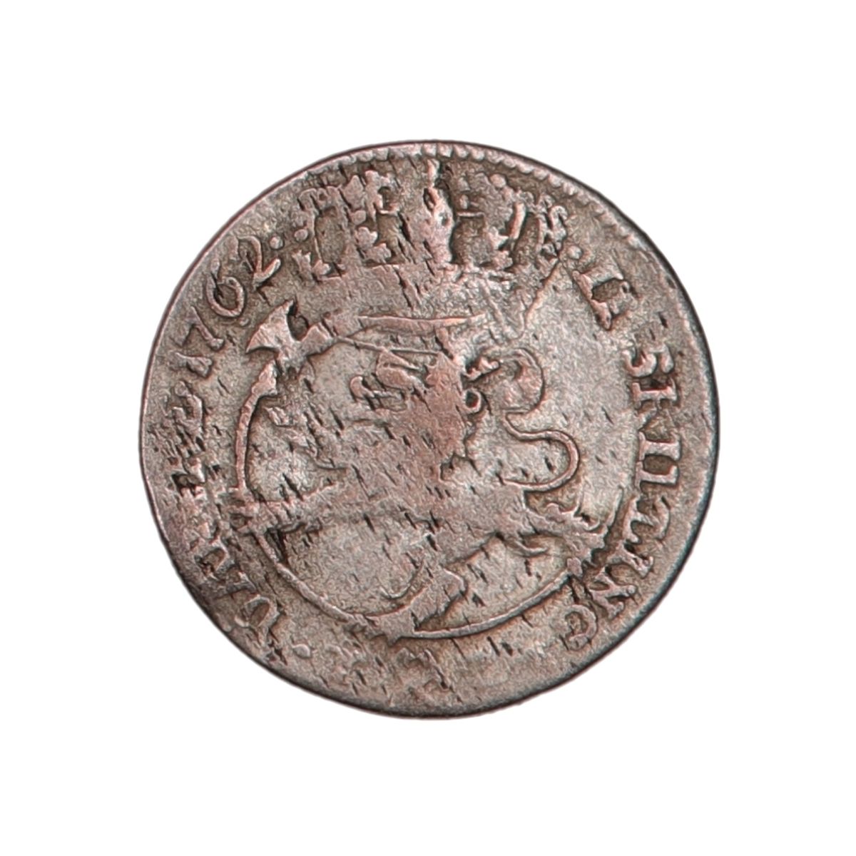 Frederik V, 2 skilling 1762