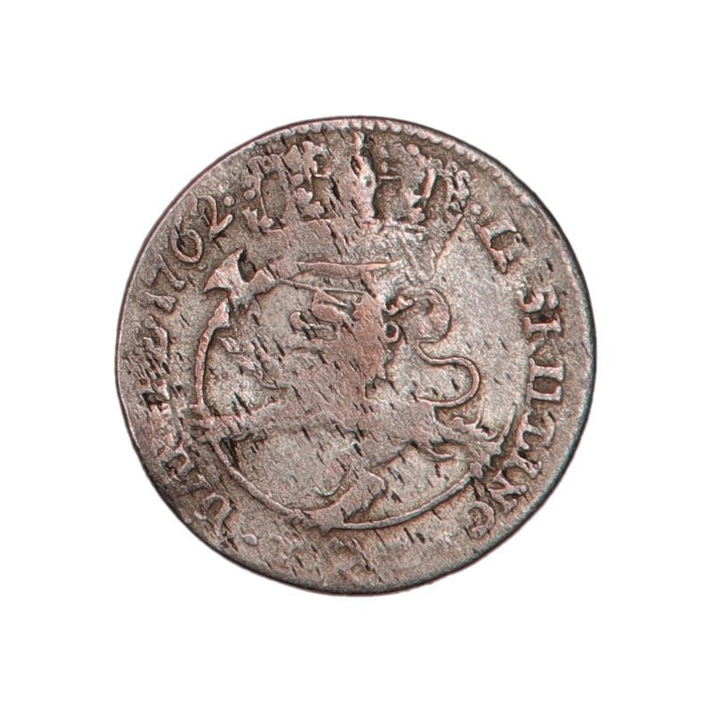 Frederik V, 2 skilling 1762