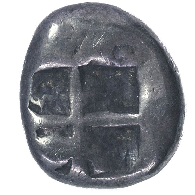 Chios, didrakme, år 490-435 f.Kr., sfinks