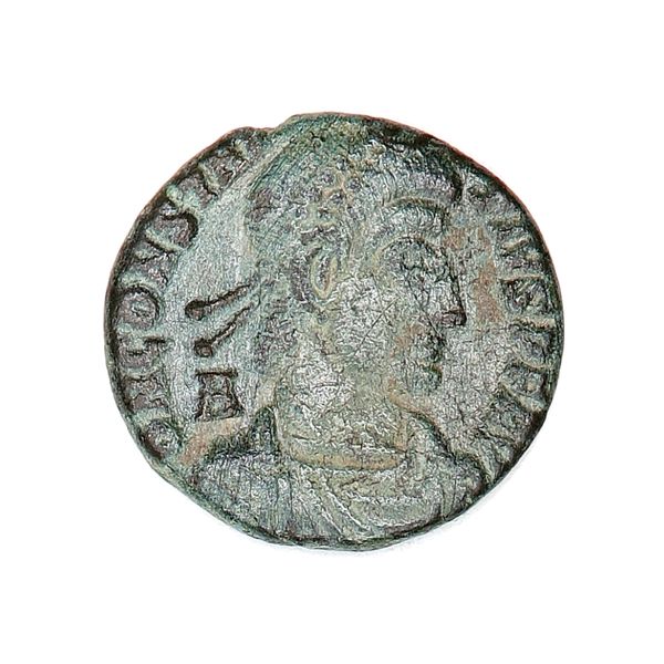 Hovedbilde Constantius II, majorina, år 337-361, spiddet soldat