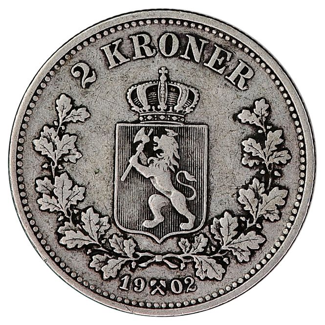 Hovedbilde 2 kroner 1902, kv. 1