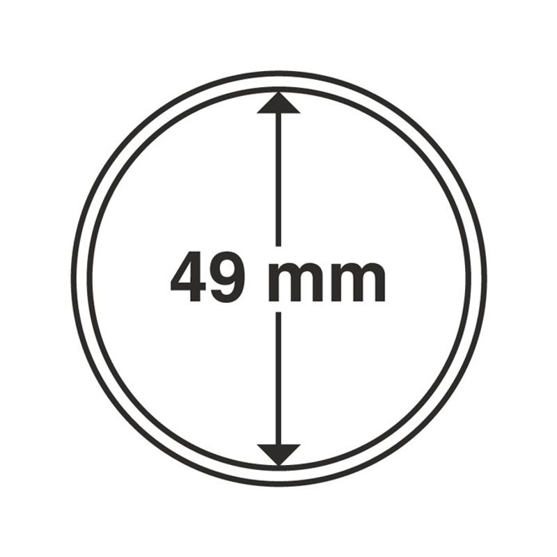 49 mm, myntkapsler, 10 stk