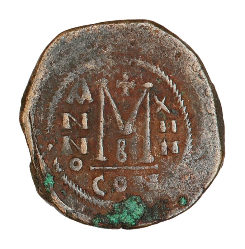 Maurice Tiberius, follis 582-602