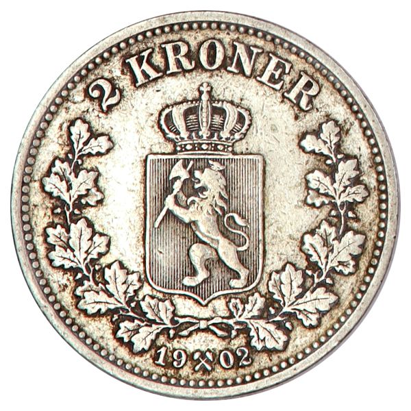 Hovedbilde 2 kroner 1902, kv. 1