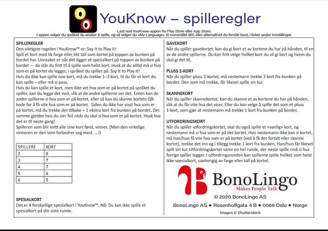Hovedbilde YouKnow kunnskapsspill - Ville dyr