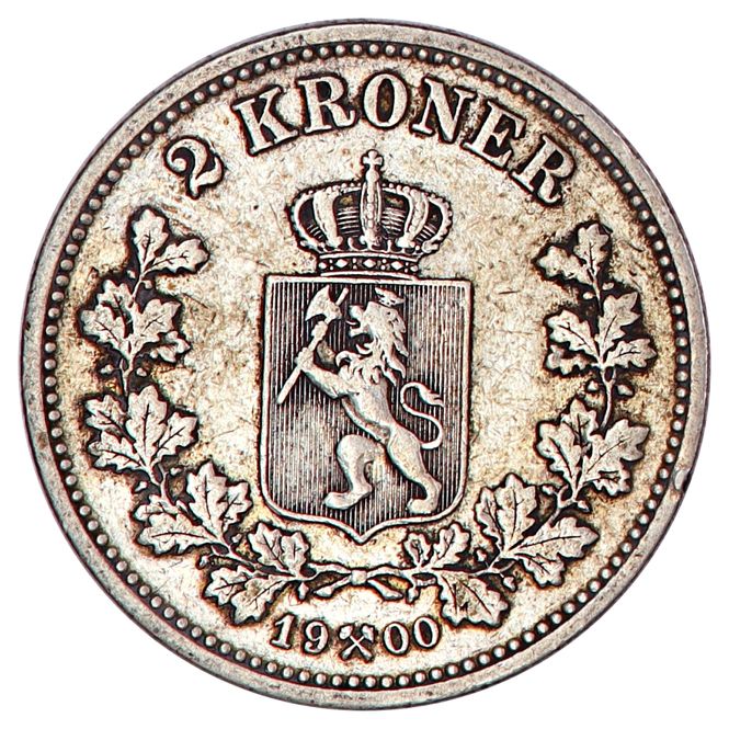 Hovedbilde 2 kroner 1900, kv. 1