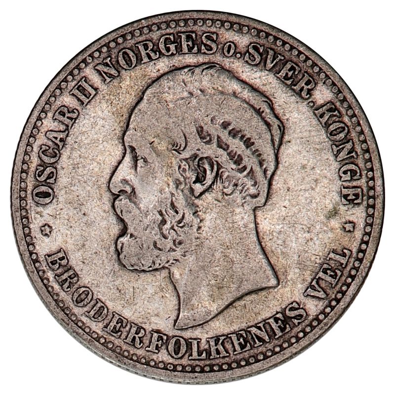 2 kroner 1893, kv. 1