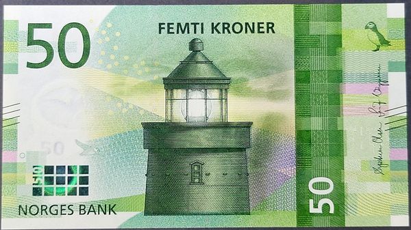 Hovedbilde 50 kroner 2017, usirkulert