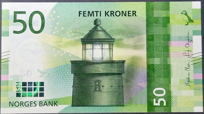 Hovedbilde 50 kroner 2017, usirkulert