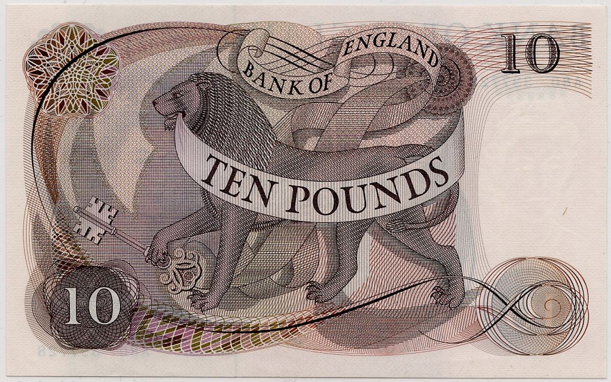 Storbritannia, 10 pounds 1966-1970
