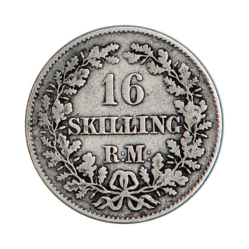 Danmark, 16 skilling 1856