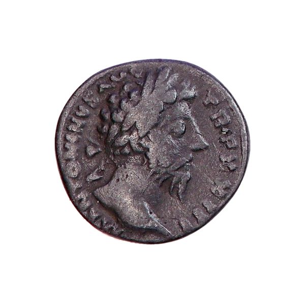 Hovedbilde Marcus Aurelius, denar, år 161-180