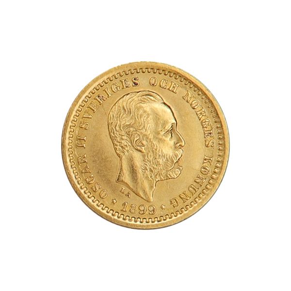 Hovedbilde Sverige, 5 kronor 1898, anhengt, 2,01 gram gull