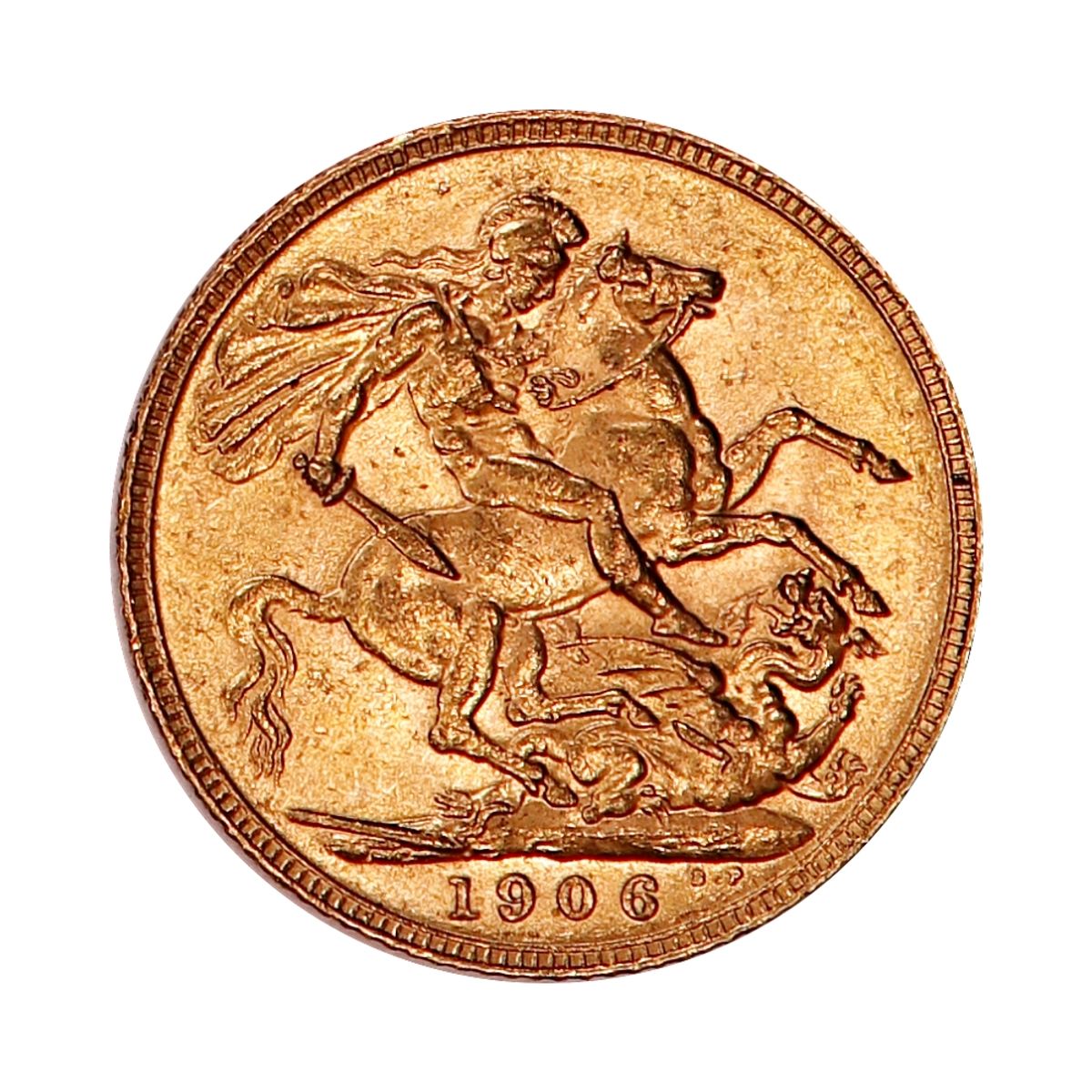 Storbritannia, 1 sovereign 1906, 7,32 g gull