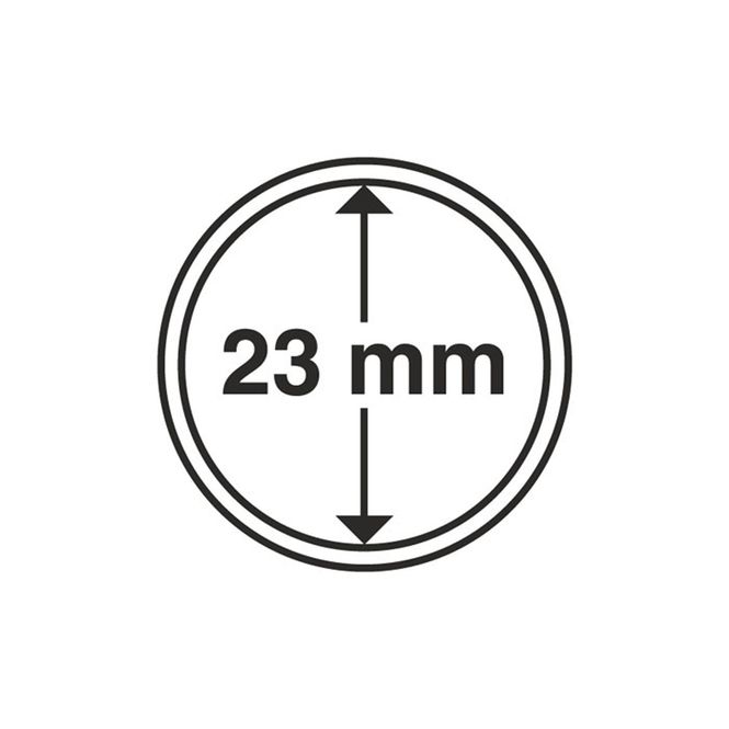 Hovedbilde 23 mm, myntkapsler, 10 stk
