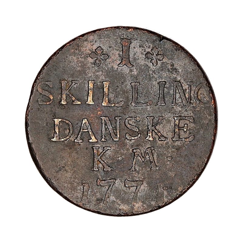 Christian VII, 1 skilling 1771