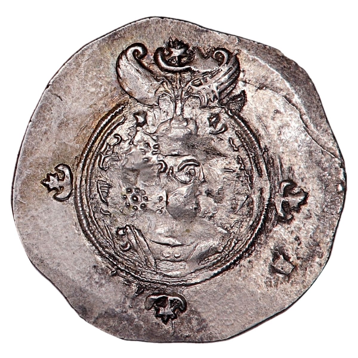 Vikingmynt, Khusrou II, år 590-628