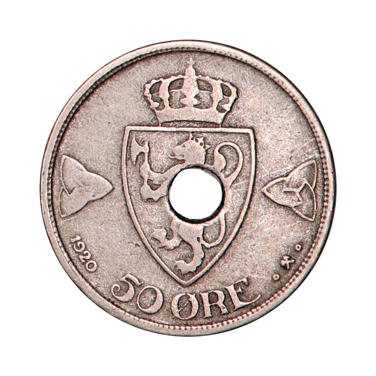 50 øre 1920, mh