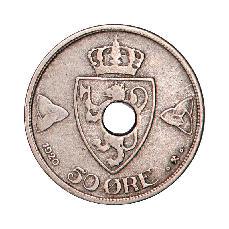 50 øre 1920, mh