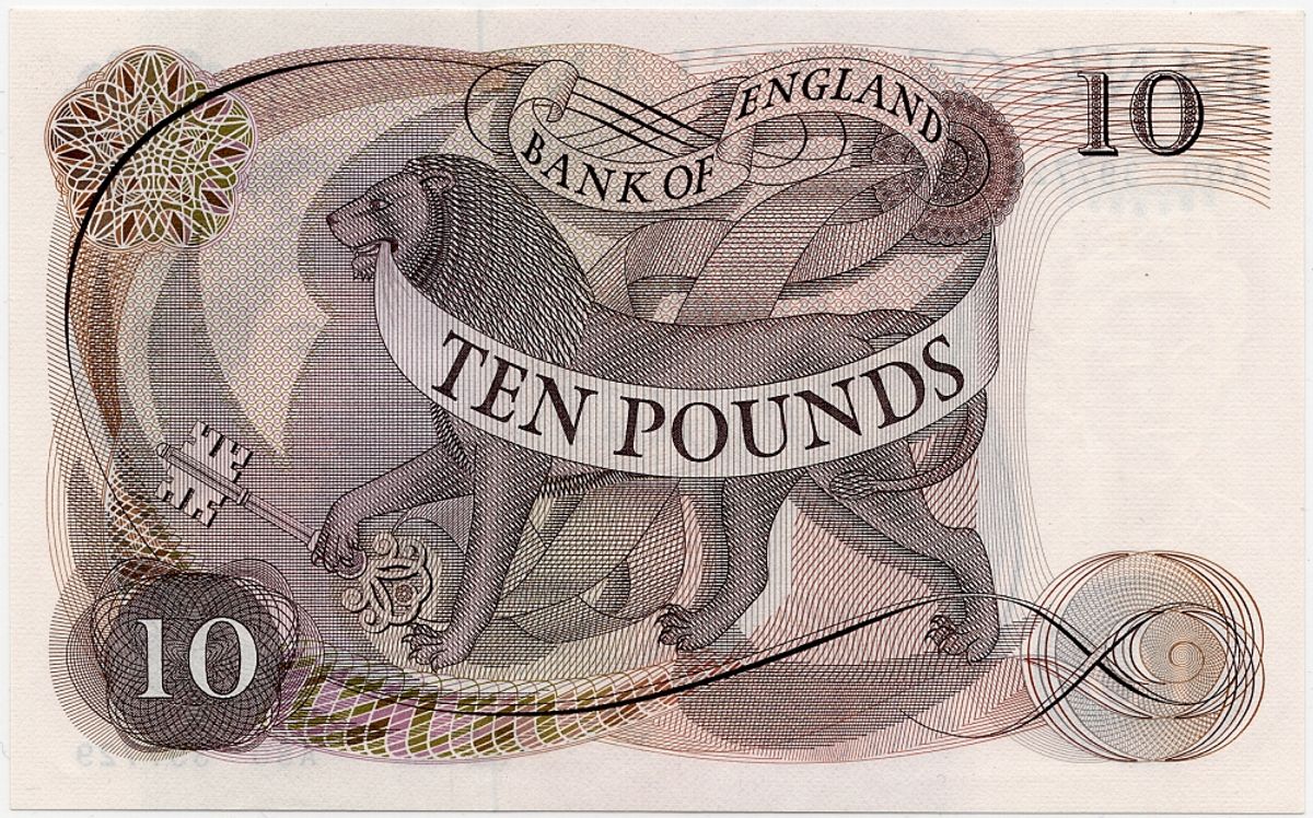 Storbritannia, 10 pounds 1966-1970