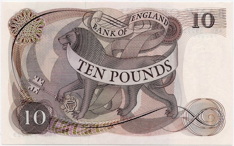 Storbritannia, 10 pounds 1966-1970
