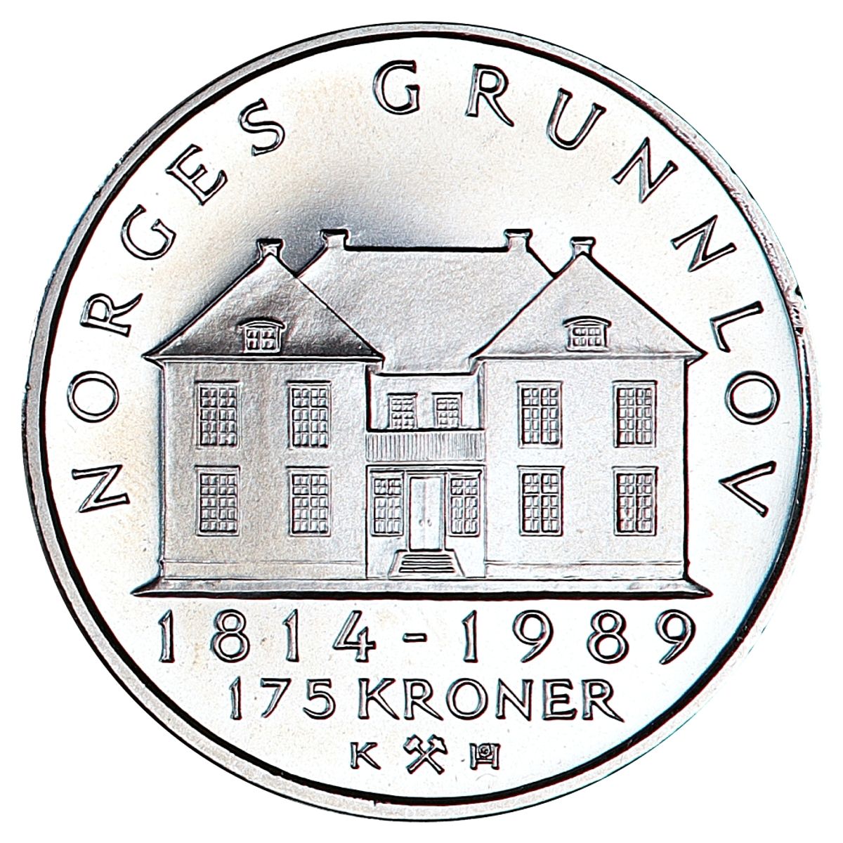 SPOT +5%, 6 x 175 kroner 1989 (147 gram netto sølv)