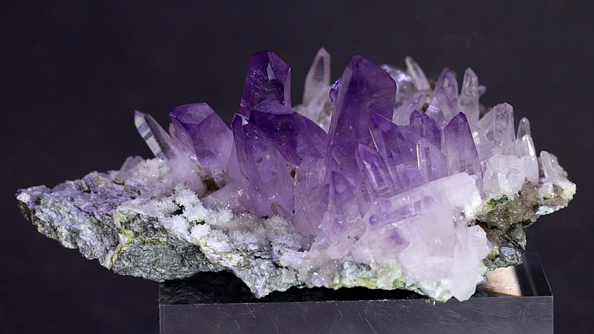 Dekorativ ametystkrystallgruppe, Veracruz, Mexico