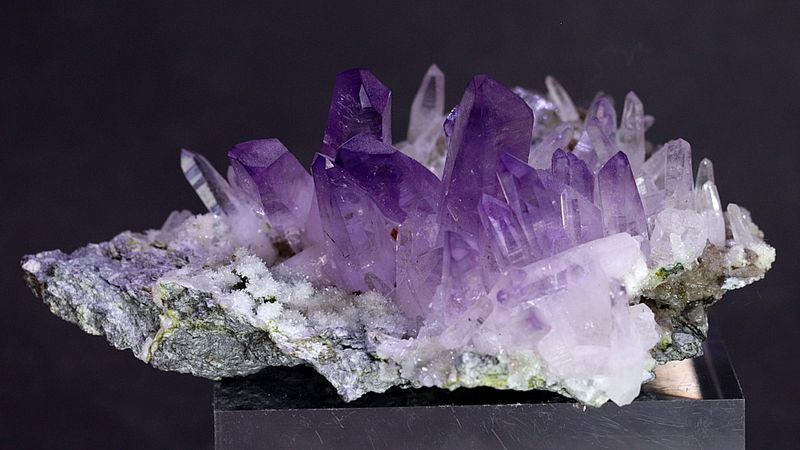 Dekorativ ametystkrystallgruppe, Veracruz, Mexico