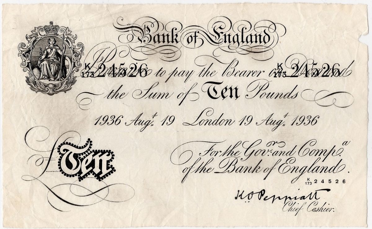 WW2-forfalskning, 10 pounds 