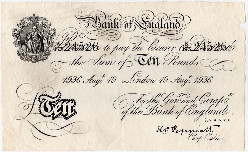 WW2-forfalskning, 10 pounds 