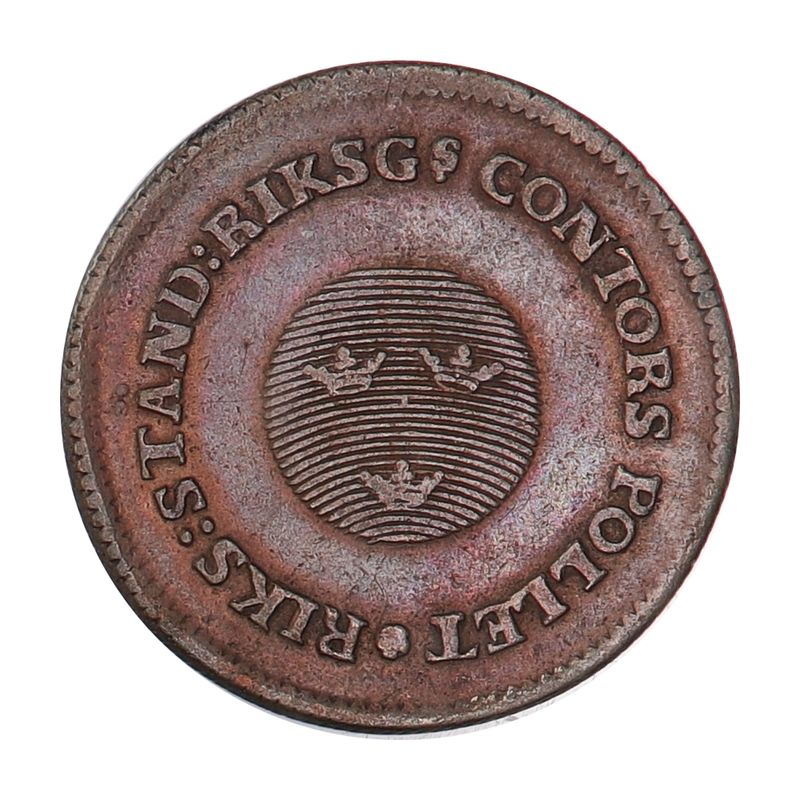 Sverige, 1/2 skilling 1799