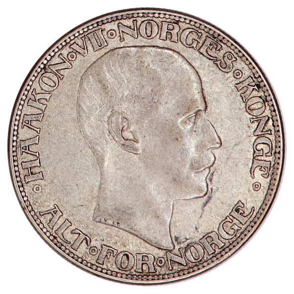 Hovedbilde 2 kroner 1914, kv. 1+