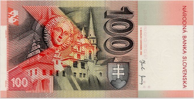 Hovedbilde Slovakia, 100 korun 2004
