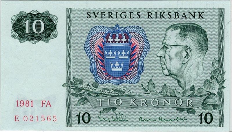 Sverige, 10 kronor 1979-1984