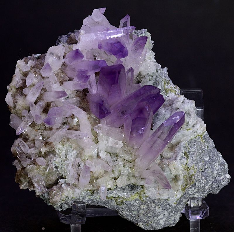 Dekorativ ametystkrystallgruppe, Veracruz, Mexico