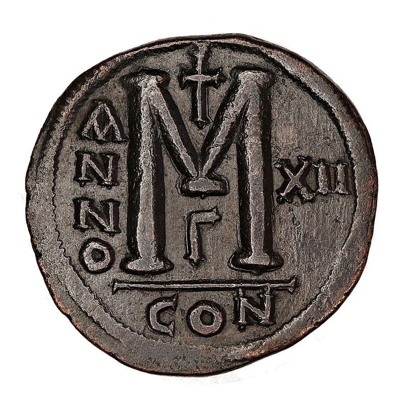Justinian I Follis 527-565 Flott!