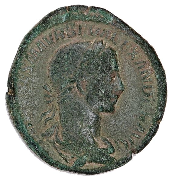 Hovedbilde Severus Alexander, sesterts, år 222-235