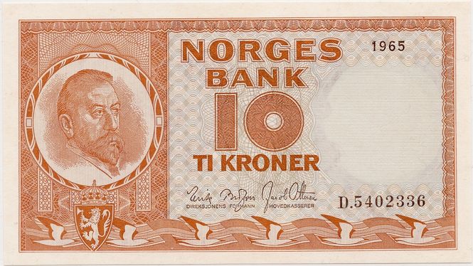 Hovedbilde 10 kroner 1965, kv. 0
