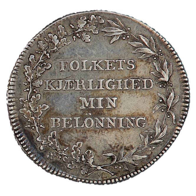 Hovedbilde SOLGT! Carl XIV Johan, kastemynt 1818