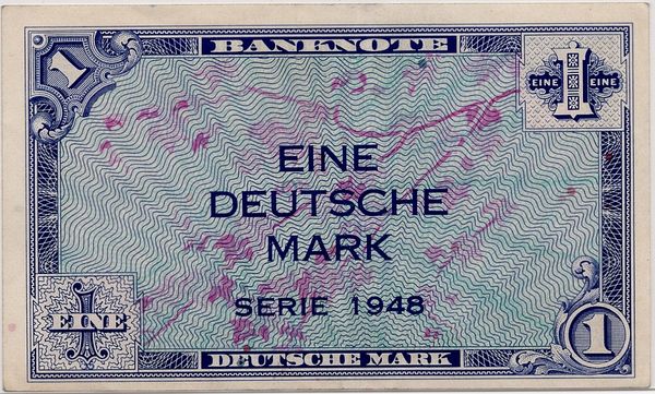 Hovedbilde Tyskland, 1 mark 1948