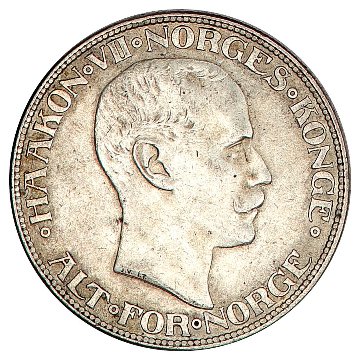 2 kroner 1914, kv. god 1+