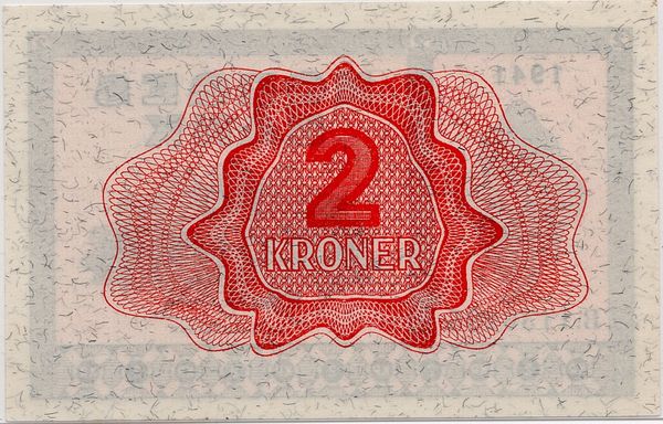 Hovedbilde 2 kroner 1941 B, kv. god 0/01
